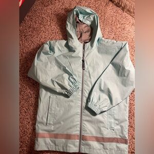 Charles River Apparel Aqua Windbreaker/Rain Jacket